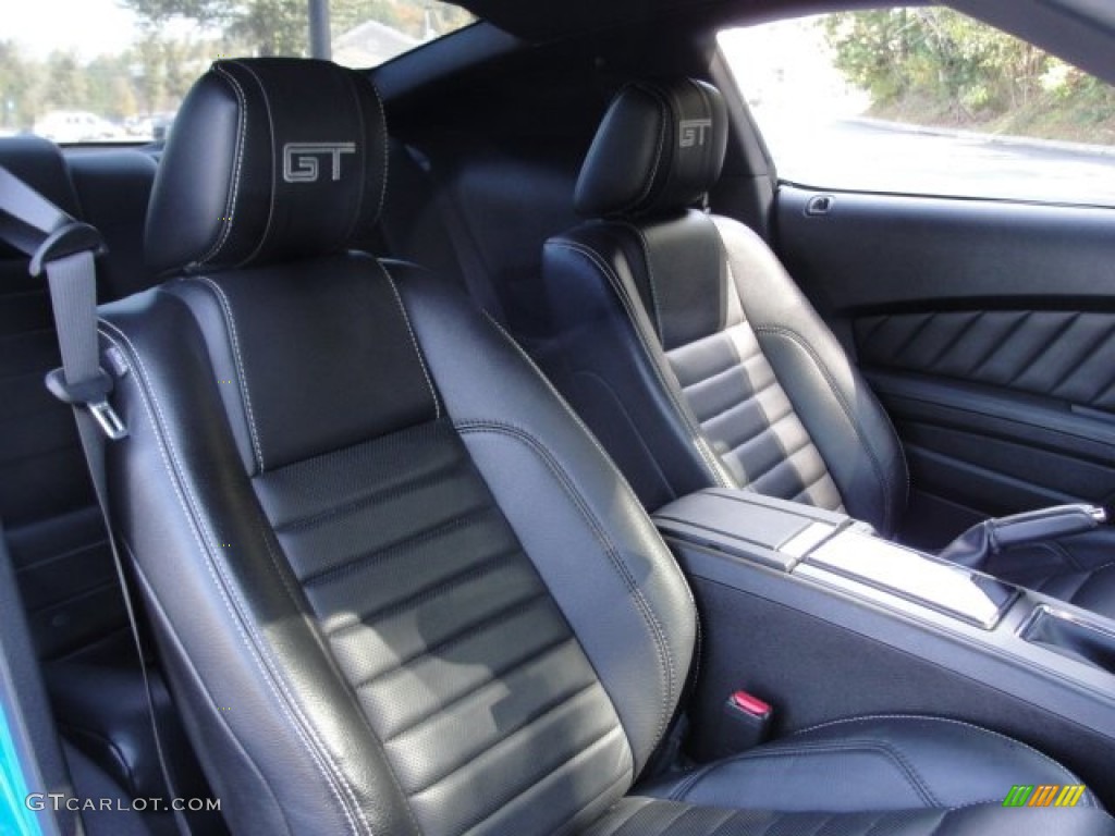 2010 Mustang GT Premium Coupe - Grabber Blue / Charcoal Black photo #55