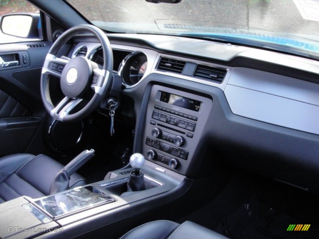 2010 Mustang GT Premium Coupe - Grabber Blue / Charcoal Black photo #58