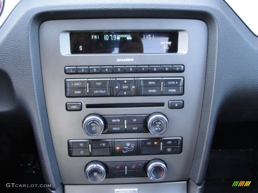2010 Ford Mustang GT Premium Coupe Controls Photo #72683704