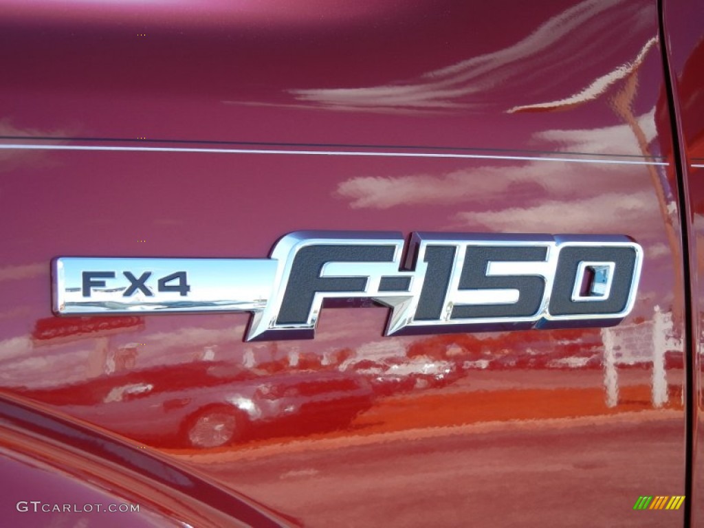 2013 F150 FX4 SuperCrew 4x4 - Ruby Red Metallic / Black photo #4