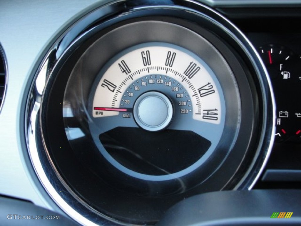 2010 Mustang GT Premium Coupe - Grabber Blue / Charcoal Black photo #69