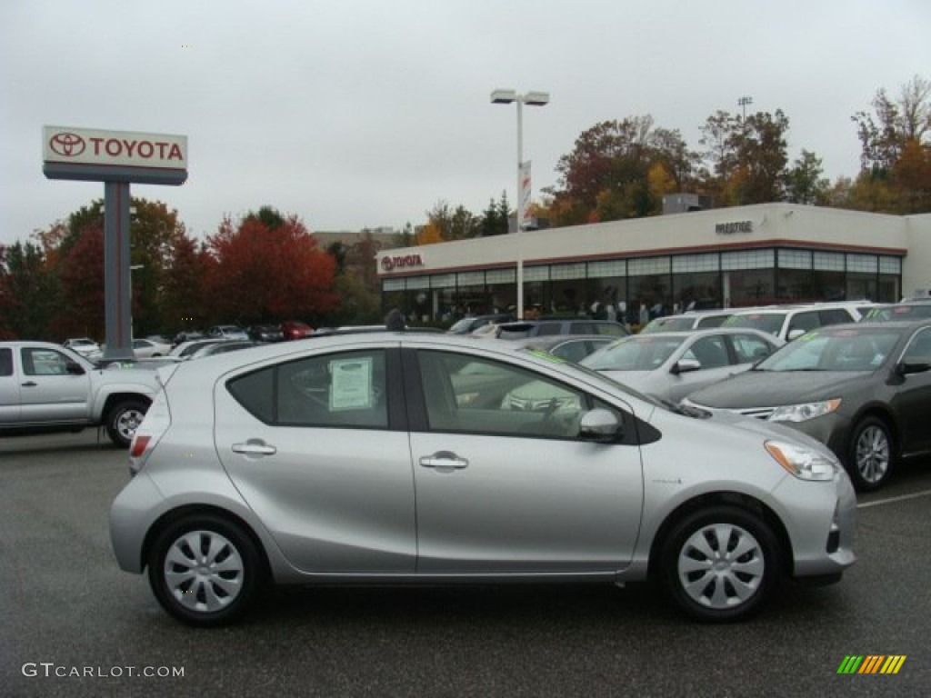 2012 Prius c Hybrid Two - Classic Silver Metallic / Light Blue Gray/Black photo #1