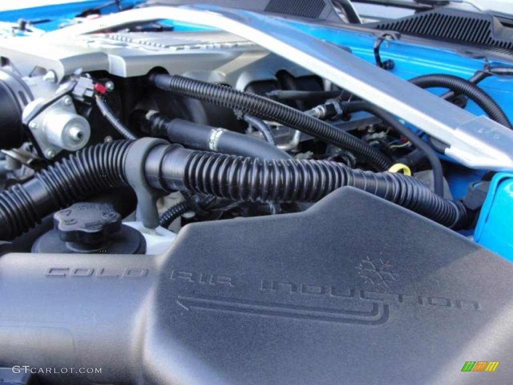 2010 Mustang GT Premium Coupe - Grabber Blue / Charcoal Black photo #77