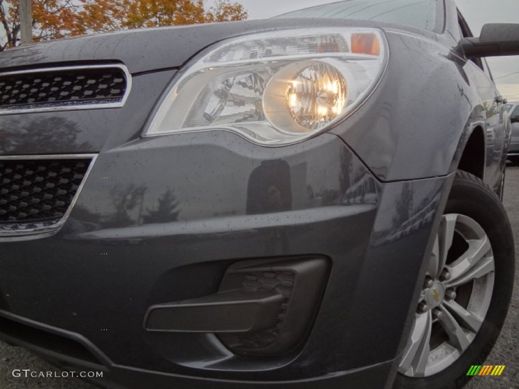 2010 Equinox LS - Cyber Gray Metallic / Jet Black/Light Titanium photo #8