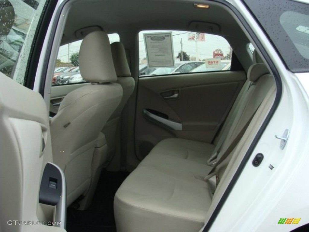 2012 Toyota Prius 3rd Gen Two Hybrid Rear Seat Photo #72684382