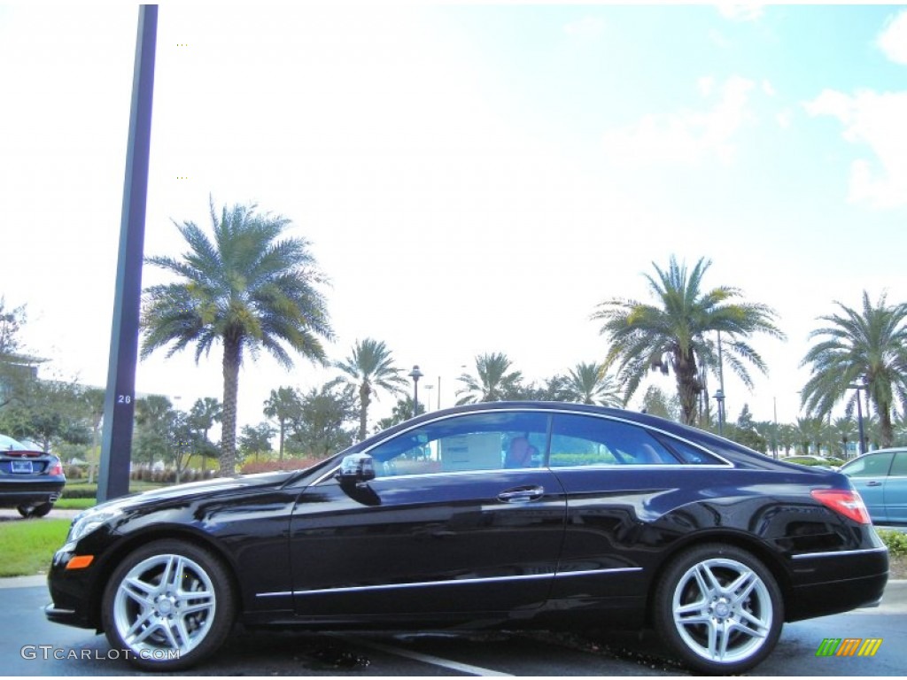 Black 2013 Mercedes-Benz E 350 Coupe Exterior Photo #72684592
