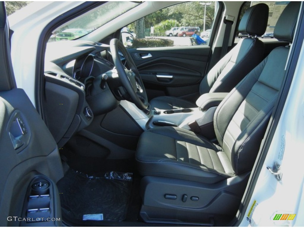 2013 Escape SEL 2.0L EcoBoost - White Platinum Metallic Tri-Coat / Charcoal Black photo #5