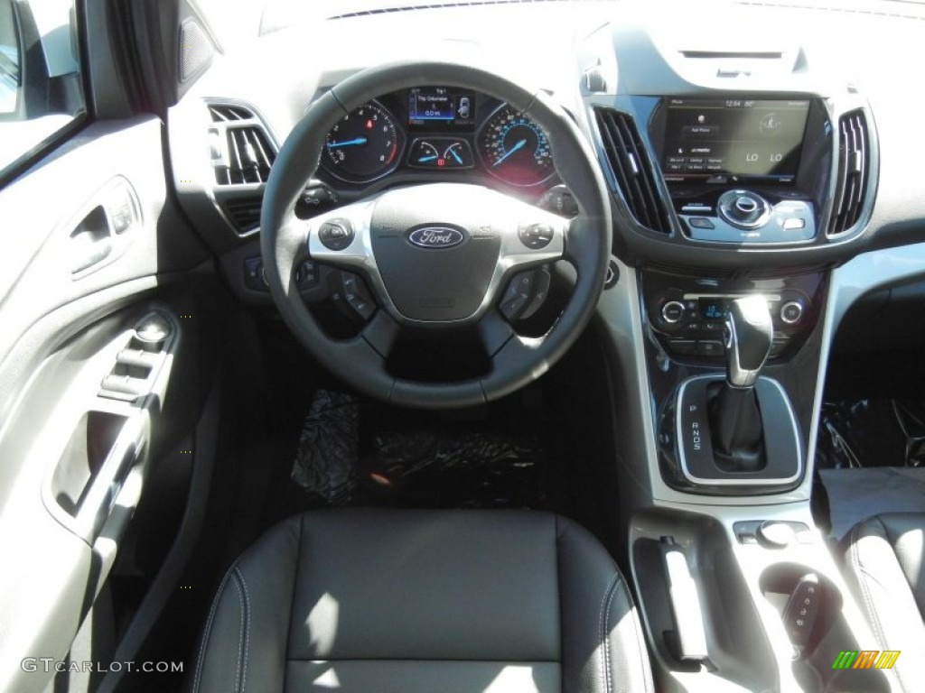 2013 Escape SEL 2.0L EcoBoost - White Platinum Metallic Tri-Coat / Charcoal Black photo #8