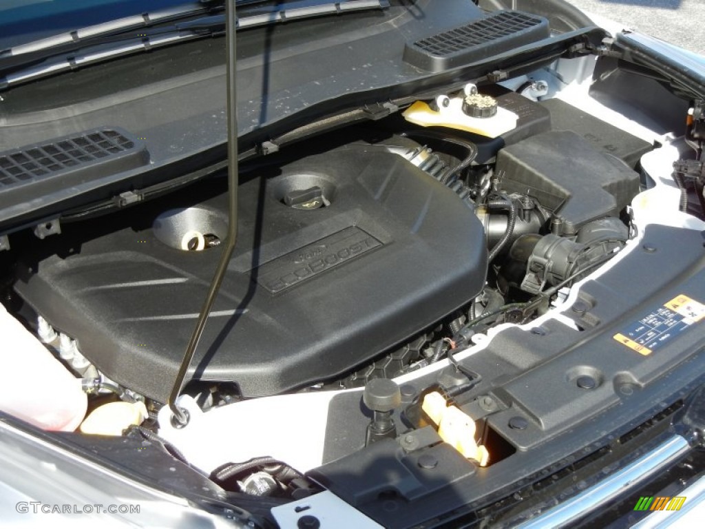 2013 Escape SEL 2.0L EcoBoost - White Platinum Metallic Tri-Coat / Charcoal Black photo #12