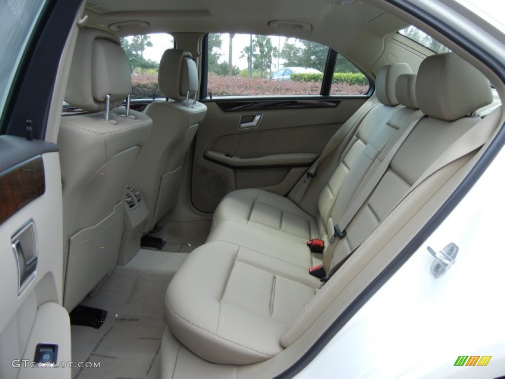 Almond/Mocha Interior 2013 Mercedes-Benz E 350 Sedan Photo #72685246