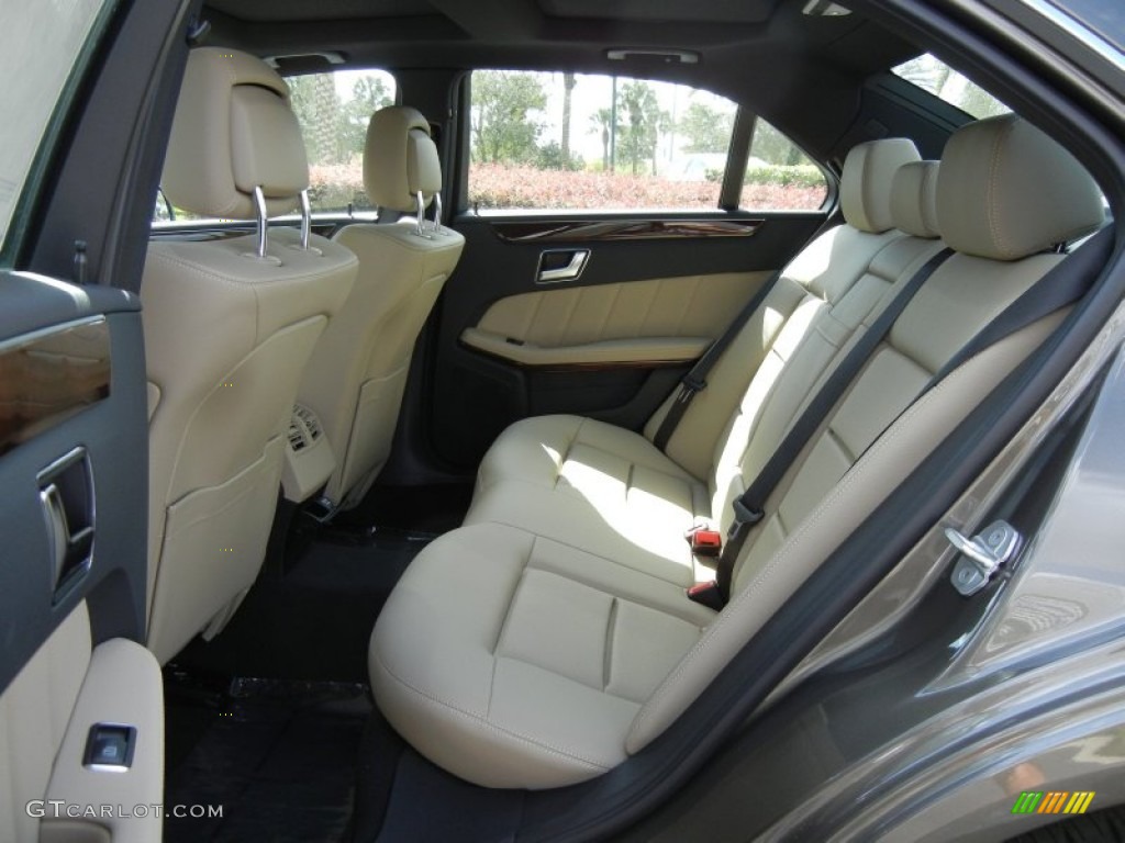 Almond/Mocha Interior 2013 Mercedes-Benz E 350 Sedan Photo #72685552
