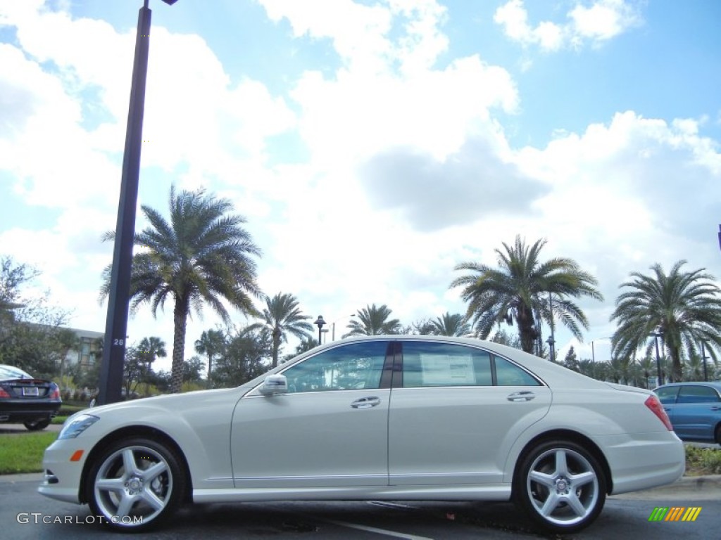 Diamond White Metallic 2013 Mercedes-Benz S 550 Sedan Exterior Photo #72685756