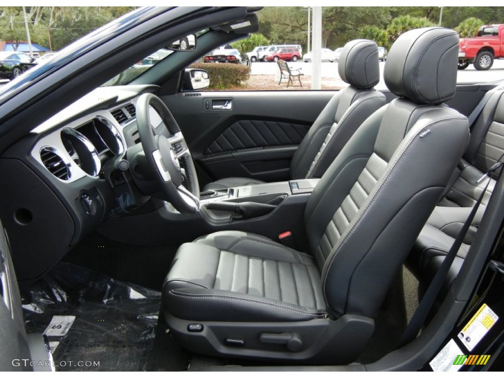 2013 Mustang V6 Premium Convertible - Black / Charcoal Black photo #6
