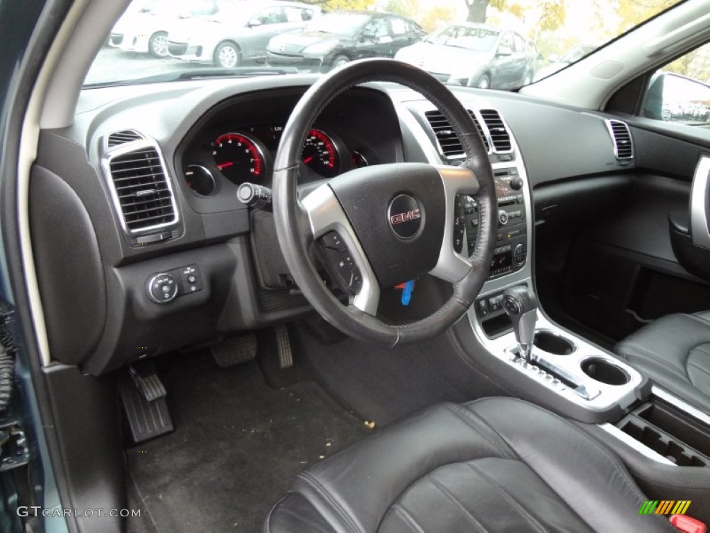 2009 Acadia SLT AWD - Silver Green Metallic / Ebony photo #12