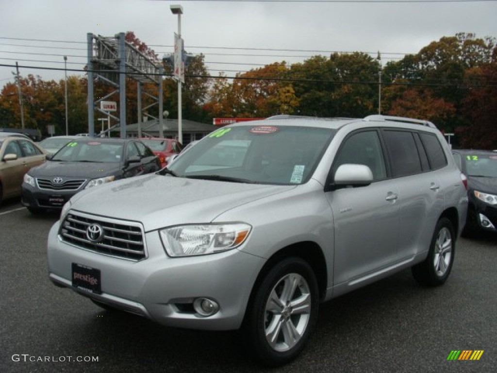 2008 Highlander Limited 4WD - Classic Silver Metallic / Ash Gray photo #3