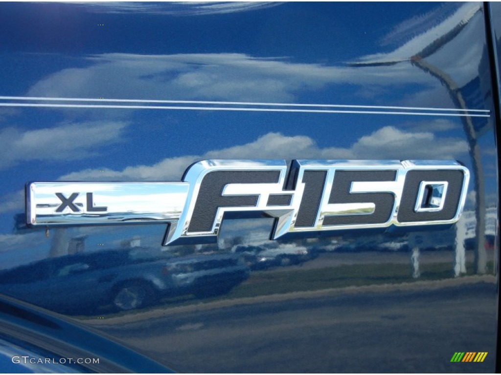 2013 F150 XL Regular Cab - Blue Jeans Metallic / Steel Gray photo #4
