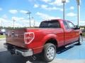 2013 Ruby Red Metallic Ford F150 XLT SuperCab  photo #3