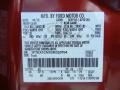 RR: Ruby Red Metallic 2013 Ford F150 XLT SuperCab Color Code