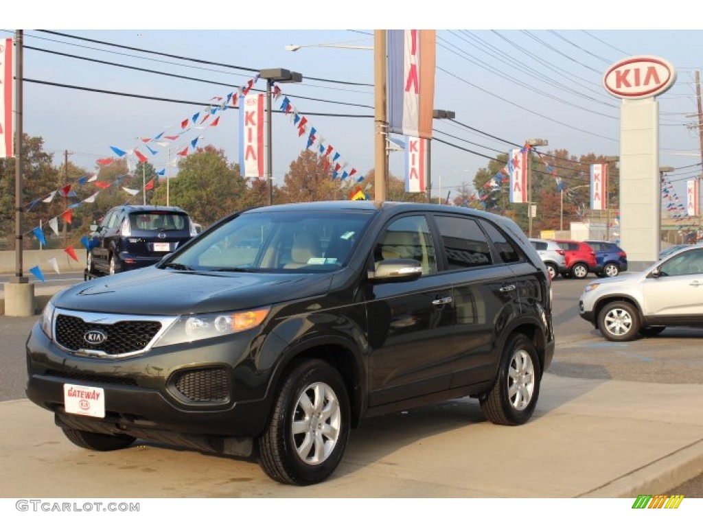 2012 Sorento LX - Tuscan Olive / Beige photo #1