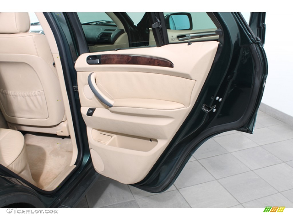 2004 BMW X5 3.0i Beige Door Panel Photo #72688420