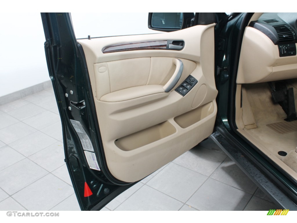 2004 BMW X5 3.0i Beige Door Panel Photo #72688468