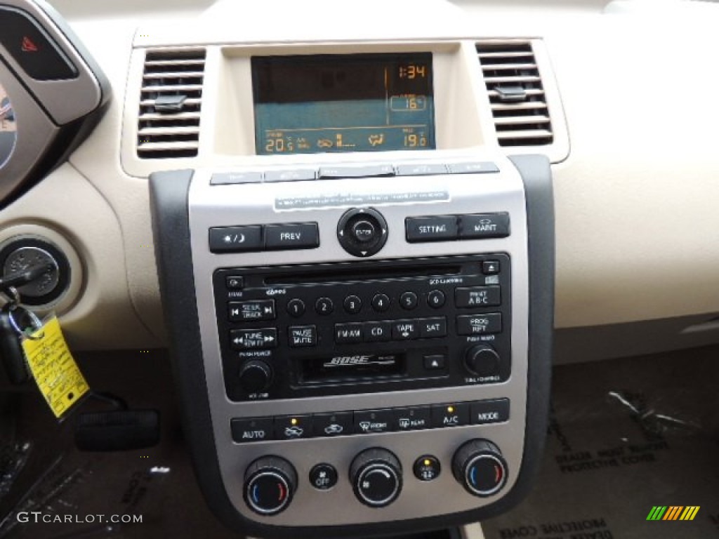 2003 Murano SL AWD - Glacier White Pearl / Cafe Latte photo #14