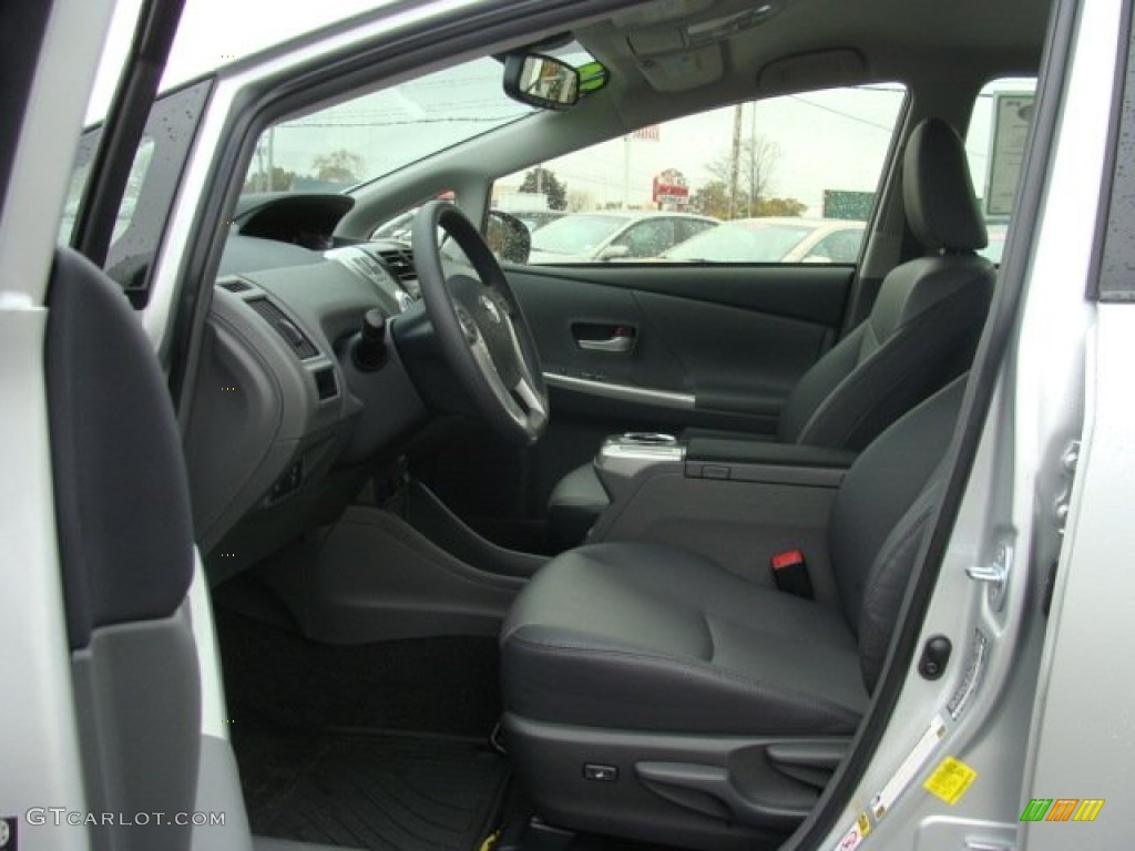 Dark Gray Interior 2012 Toyota Prius v Two Hybrid Photo #72688822