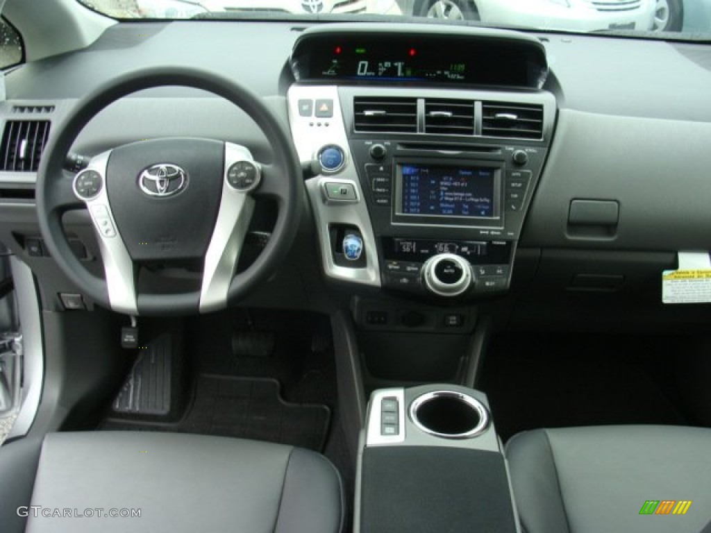 2012 Toyota Prius v Two Hybrid Dashboard Photos