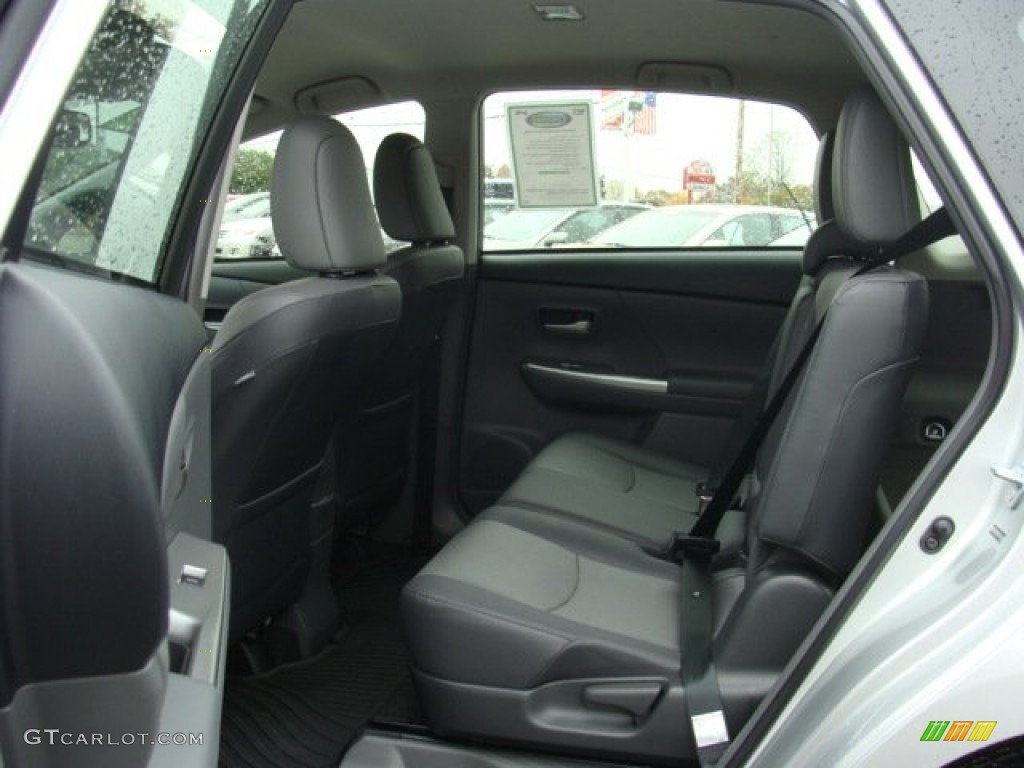 2012 Toyota Prius v Two Hybrid Rear Seat Photos