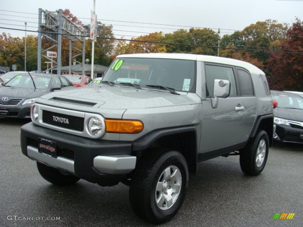 Silver Fresco Metallic 2010 Toyota FJ Cruiser 4WD Exterior Photo #72689276