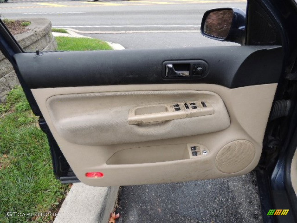 2002 Jetta GLS Sedan - Galactic Blue Pearl / Beige photo #11