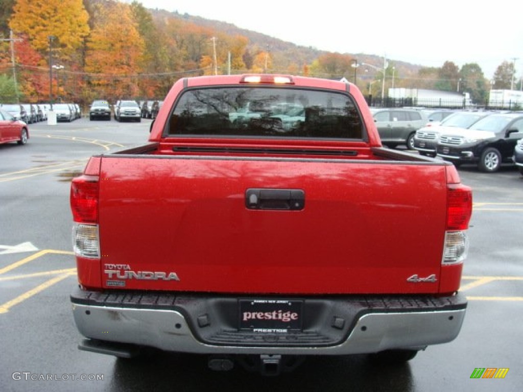 2012 Tundra Platinum CrewMax 4x4 - Radiant Red / Black photo #5