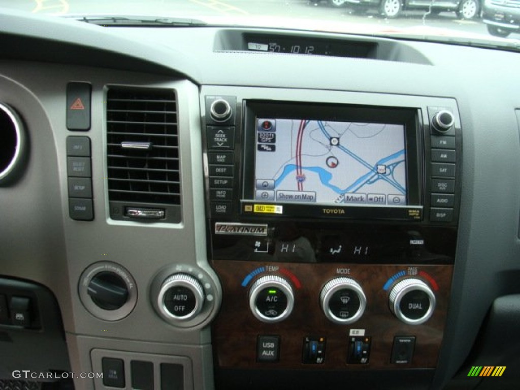 2012 Tundra Platinum CrewMax 4x4 - Radiant Red / Black photo #10