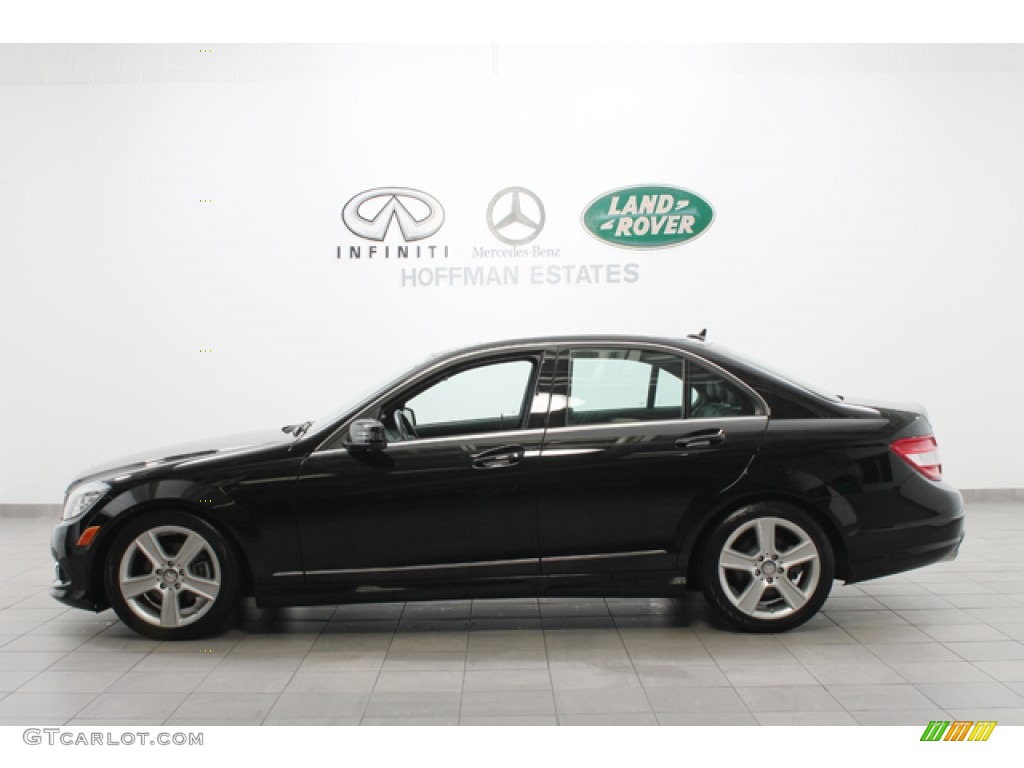 2010 C 300 Sport 4Matic - Black / Black photo #2