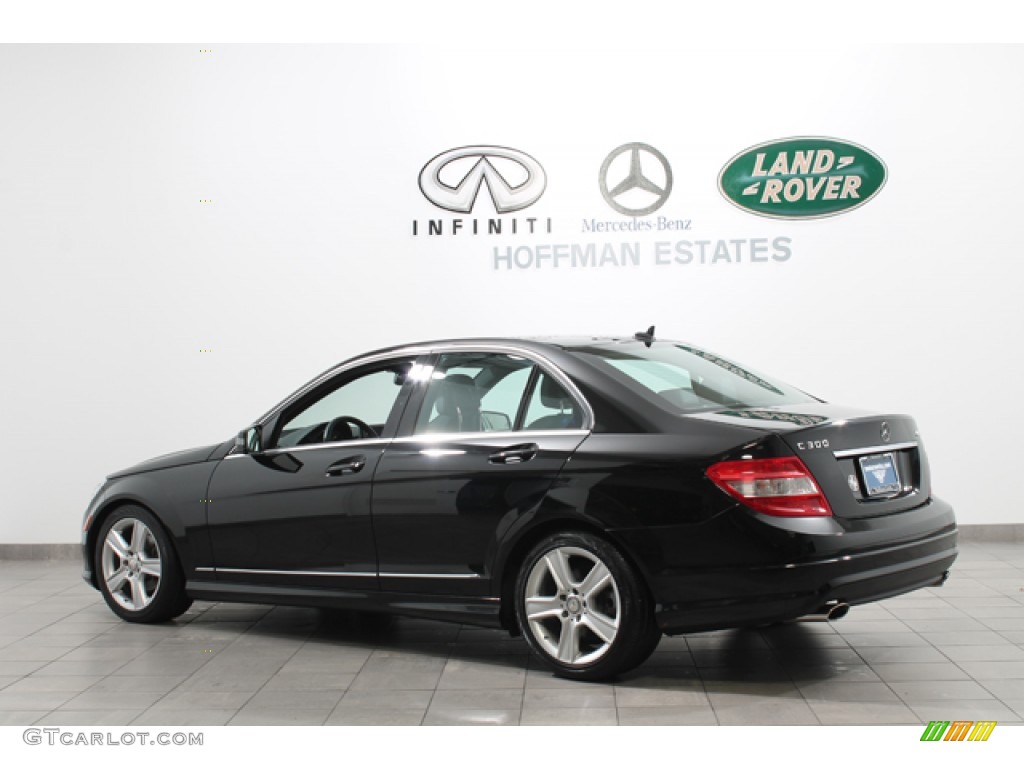 2010 C 300 Sport 4Matic - Black / Black photo #5