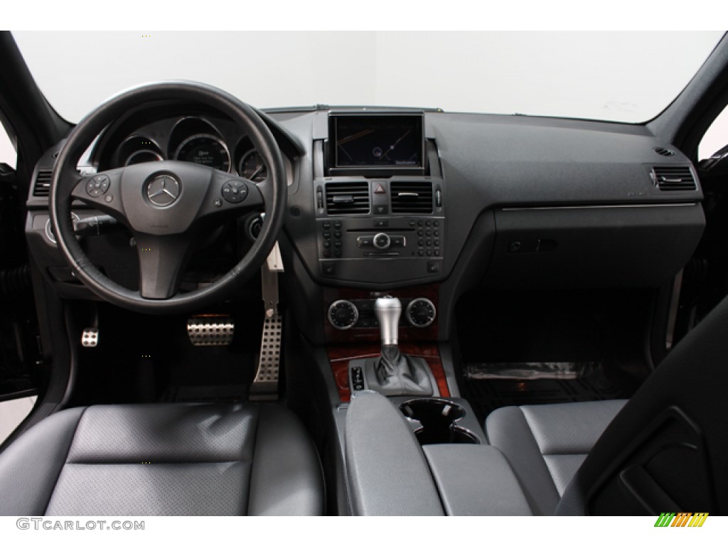 2010 Mercedes-Benz C 300 Sport 4Matic Black Dashboard Photo #72690774