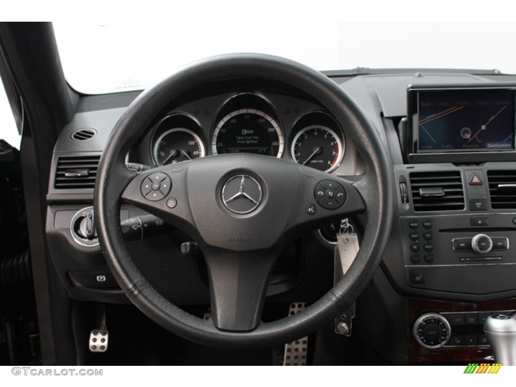 2010 C 300 Sport 4Matic - Black / Black photo #7