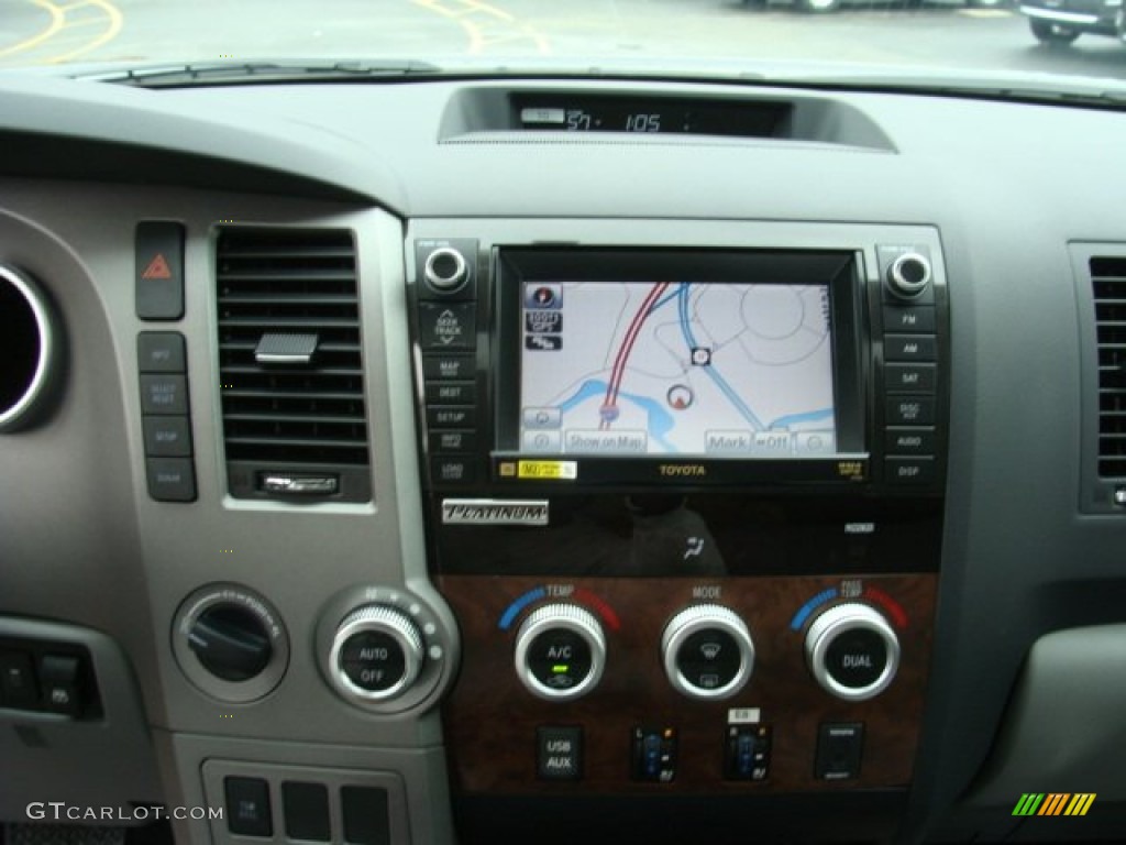 2012 Tundra Platinum CrewMax 4x4 - Magnetic Gray Metallic / Graphite photo #10