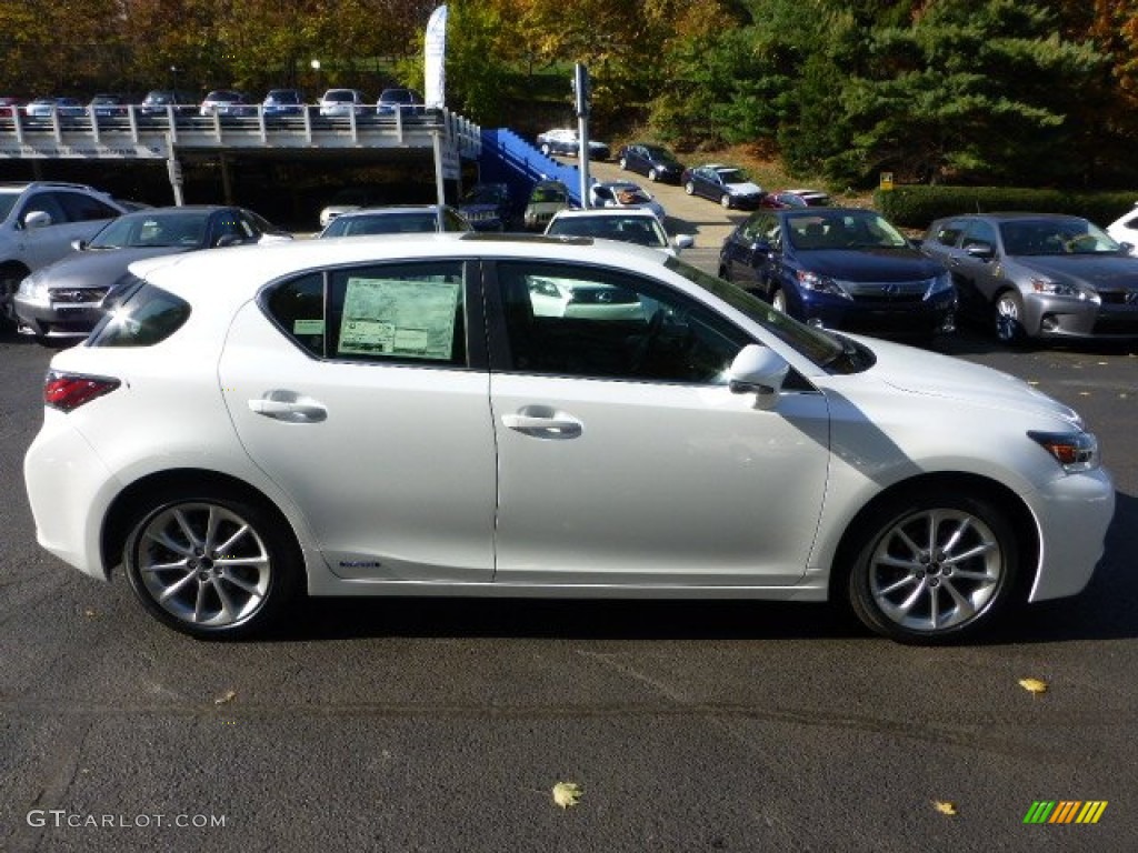 Starfire White Pearl 2013 Lexus CT 200h Hybrid Premium Exterior Photo #72692053