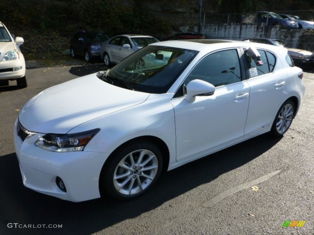 Starfire White Pearl 2013 Lexus CT 200h Hybrid Premium Exterior Photo #72692080