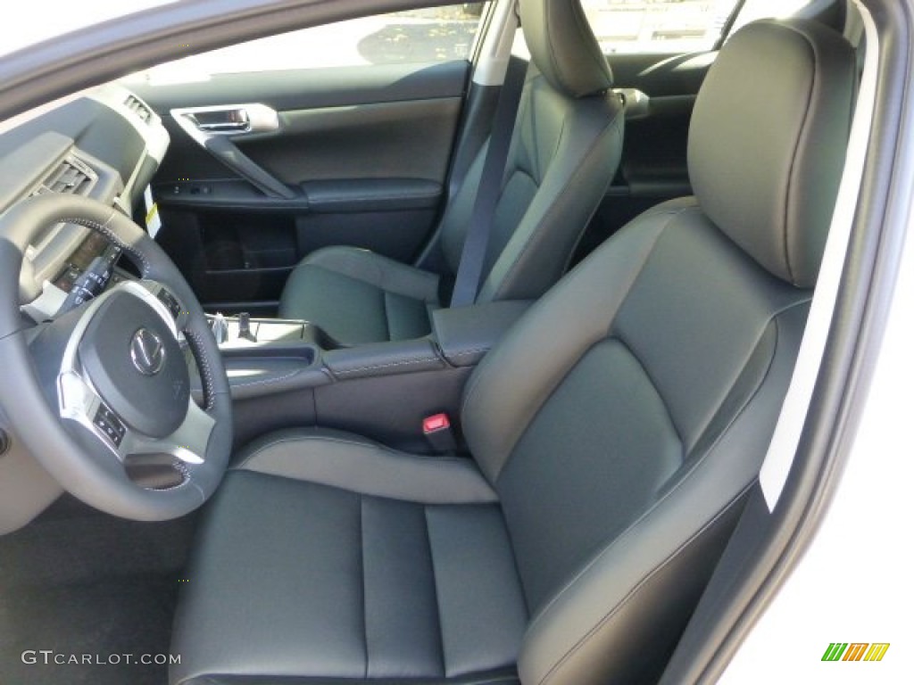 Black Interior 2013 Lexus CT 200h Hybrid Premium Photo #72692113