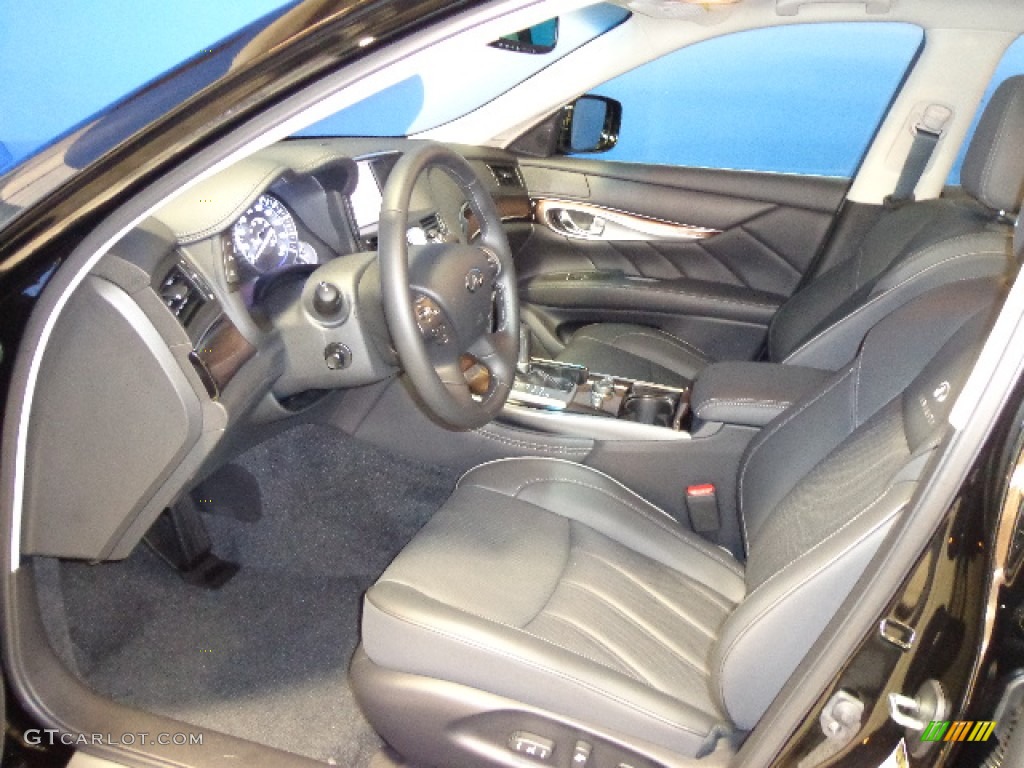 Graphite Interior 2012 Infiniti M 56x AWD Sedan Photo #72692644