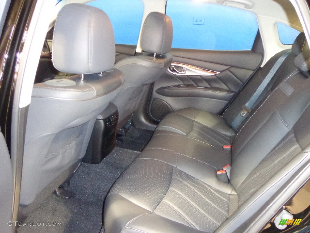 Graphite Interior 2012 Infiniti M 56x AWD Sedan Photo #72692794