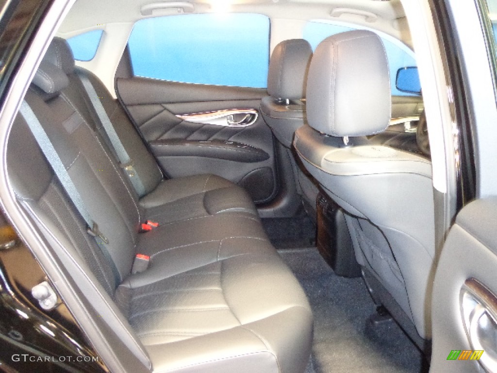 Graphite Interior 2012 Infiniti M 56x AWD Sedan Photo #72692875