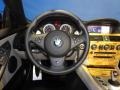 2007 BMW M6 Sepang Beige Interior Steering Wheel Photo