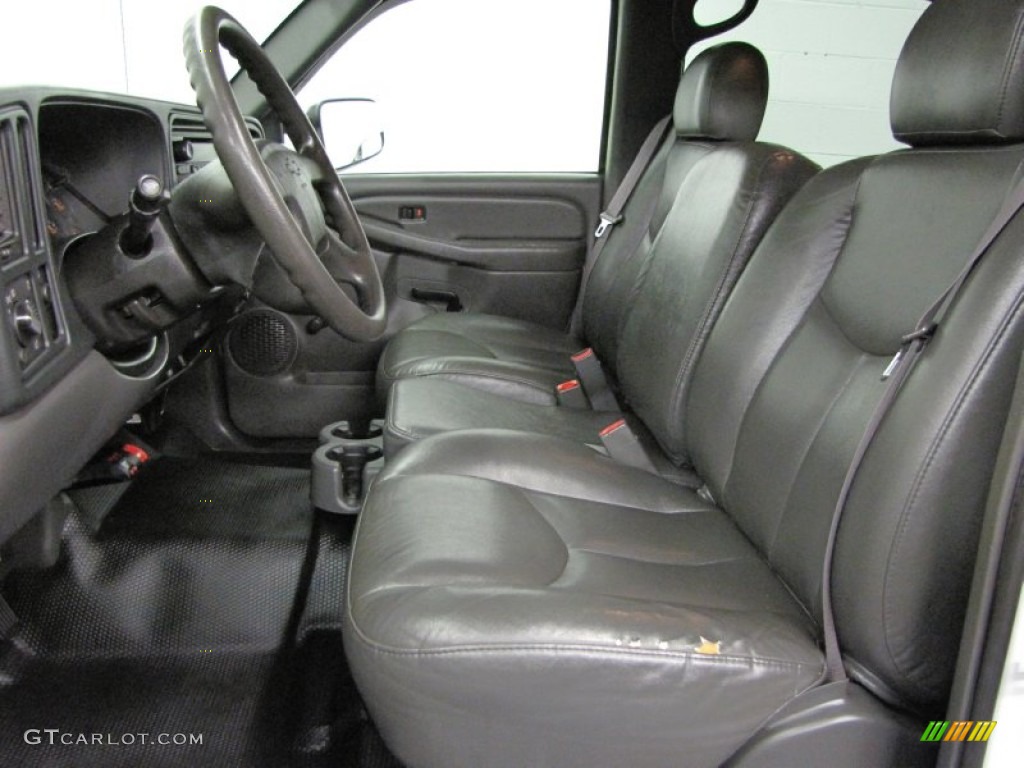 Dark Charcoal Interior 2005 Chevrolet Silverado 2500HD LT Crew Cab Photo #72693946