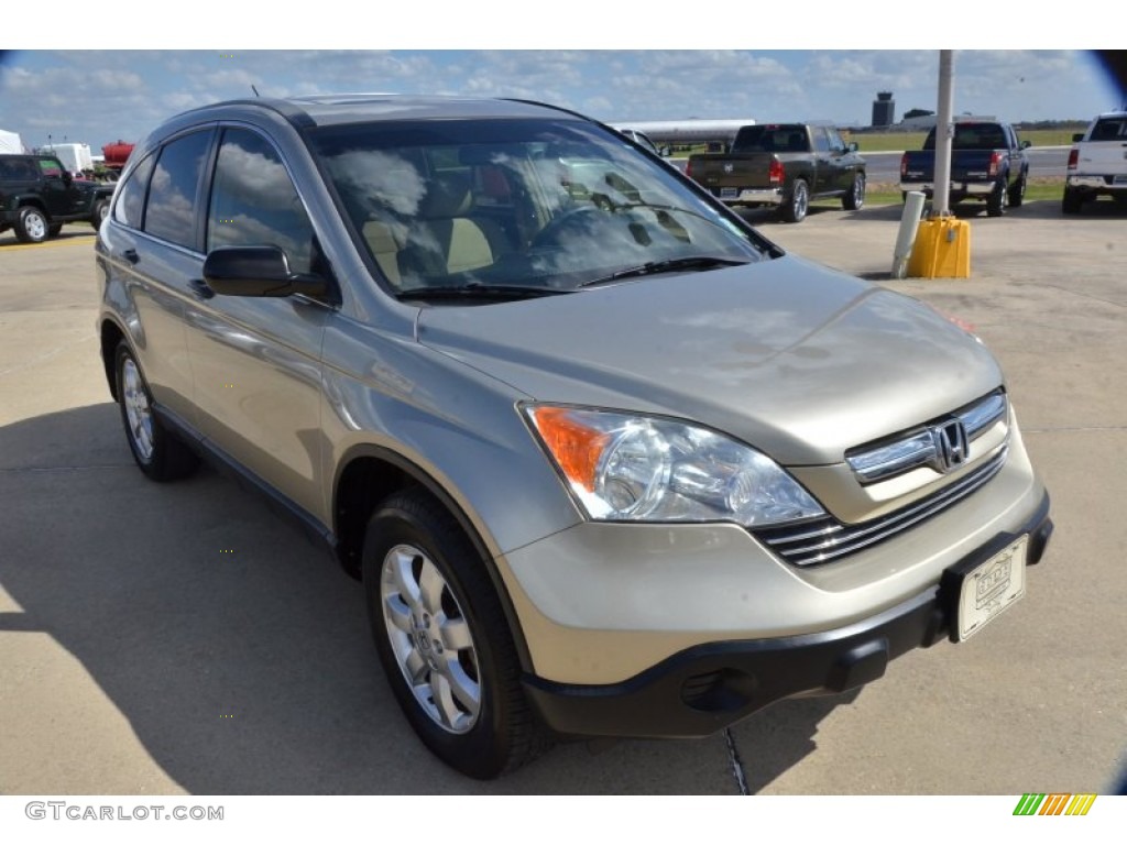 2007 CR-V EX - Borrego Beige Metallic / Ivory photo #8