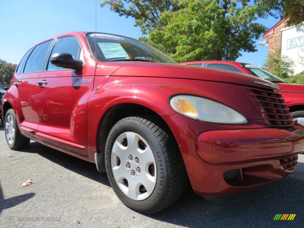 Inferno Red Crystal Pearl 2005 Chrysler PT Cruiser Touring Exterior Photo #72696145