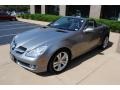 Palladium Silver Metallic 2009 Mercedes-Benz SLK 350 Roadster Exterior