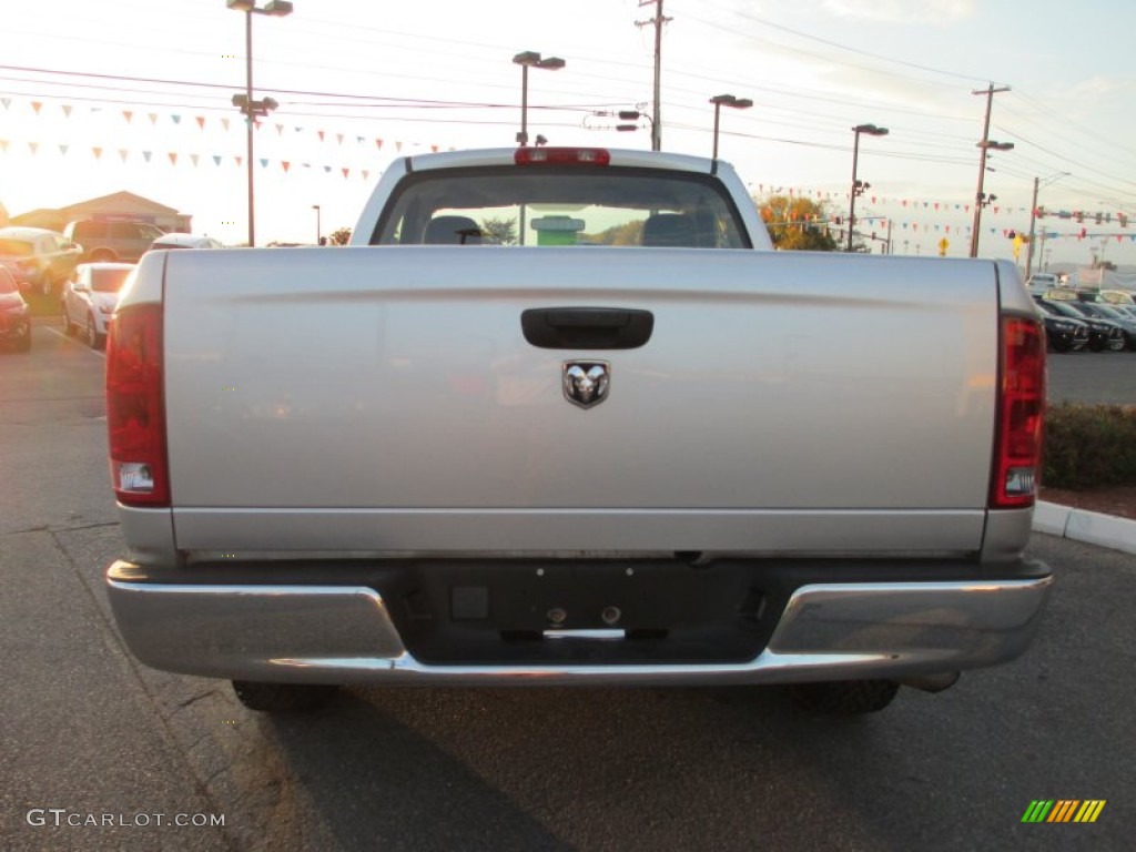 2006 Ram 1500 ST Regular Cab 4x4 - Bright Silver Metallic / Medium Slate Gray photo #4